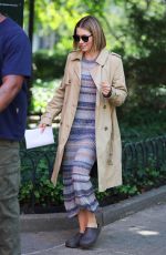 JESSICA BIEL on the Set of The Better Sister in New York 08/26/2024
