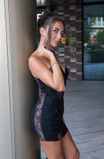 JESSICA JESS WHITE in a Little Black Dress Out in London 08/05/2024