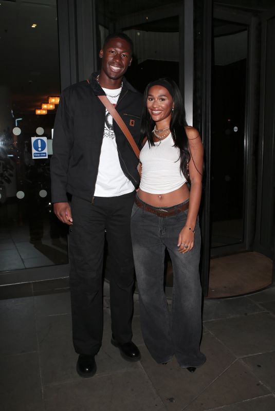 JESSICA SPENCER Arrives at EGGi BOFF Launch Party at Jin Bo Law in London 08/27/2024