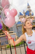 JOEY KING Celebrates Her Birthday at Disneyland in Anaheim 08/01/2024