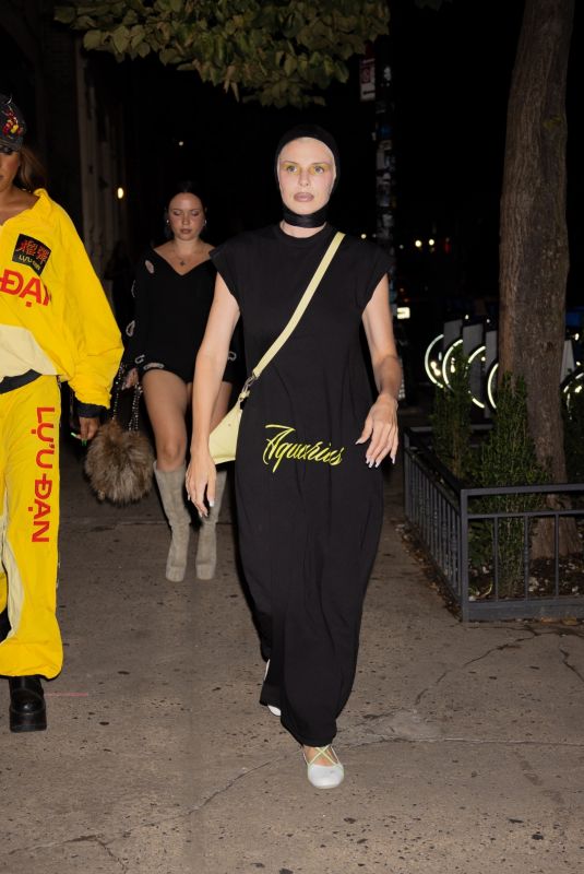 JULIA FOX Out for Dinner in New York 08/19/2024