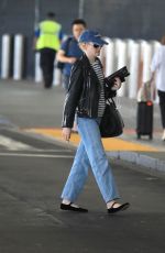 JULIA GARNER Arrives at Airport in Los Angeles 08/05/2024