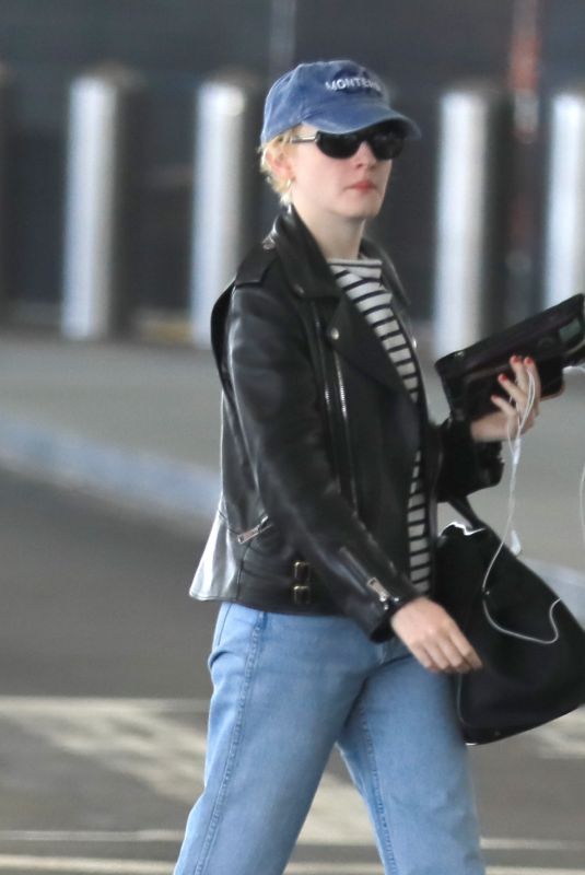 JULIA GARNER Arrives at Airport in Los Angeles 08/05/2024
