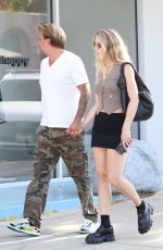 JULIA STAMBLER and Sean Stewart Out in West Hollywood 08/13/2024