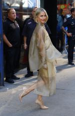 JULIANNE HOUGH Arrives at GMA Studios in New York 08/13/2024