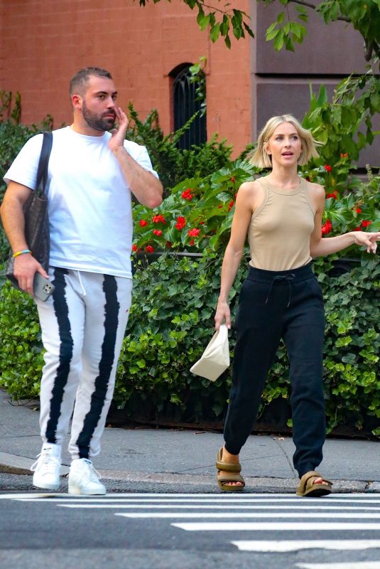 JULIANNE HOUGH Out for Dinner with a Friend in New York 08/14/2024