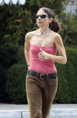 JUSTINE BATEMAN Out and About in Hollywood 08/01/2024