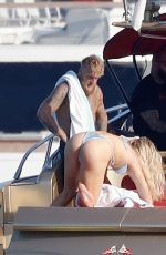 JUTTA LEERDAM and Jake Paul at a Yacht in Saint Tropez 08/02/2024