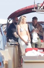 JUTTA LEERDAM and Jake Paul at a Yacht in Saint Tropez 08/02/2024
