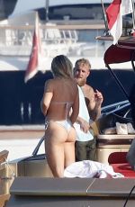 JUTTA LEERDAM and Jake Paul at a Yacht in Saint Tropez 08/02/2024