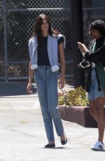 KAIA GERBER and AYO EDEBIRI Meet Up in Los Angeles 08/28/2024