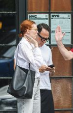 KAREN ELSON Leaves a Hotel in New York 08/19/2024