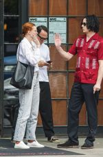KAREN ELSON Leaves a Hotel in New York 08/19/2024