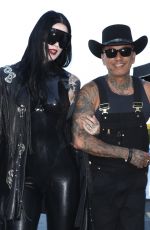 KAT VON D Arrives at Prayers Birthday Concert for Her Husband Rafael Reyes in Hollywood 08/02/2024