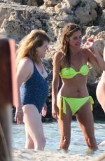 KATE and LILA GRACE MOSS and RITA ORA in Bikinis Out in Formentera 08/04/2024