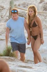KATE and LILA GRACE MOSS and RITA ORA in Bikinis Out in Formentera 08/04/2024