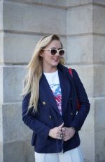 KATHRYN NEWTON Leaves Her Hotel in Paris 08/11/2024