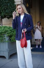KATHRYN NEWTON Leaves Her Hotel in Paris 08/11/2024