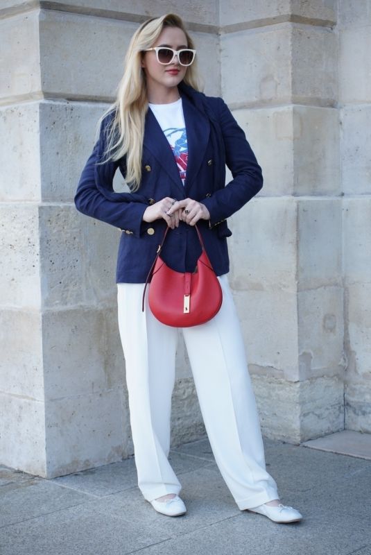 KATHRYN NEWTON Leaves Her Hotel in Paris 08/11/2024