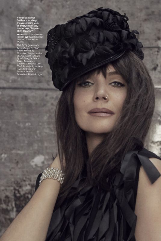 KATIE HOLMES in Town & Country, September 2024