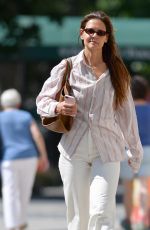 KATIE HOLMES Out and About in New York 08/05/2024