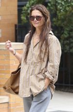 KATIE HOLMES Out and About in New York 08/11/2024