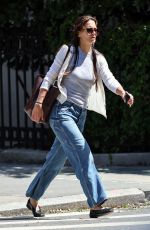 KATIE HOLMES Out and About in New York 08/13/2024