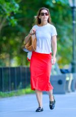 KATIE HOLMES Out and About in New York 08/21/2024