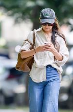 KATIE HOLMES Out at a Park in New York 08/19/2024