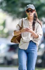 KATIE HOLMES Out at a Park in New York 08/19/2024