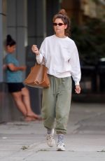 KATIE HOLMES Out for a Morning Stroll in New York 08/06/2024