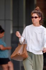 KATIE HOLMES Out for a Morning Stroll in New York 08/06/2024