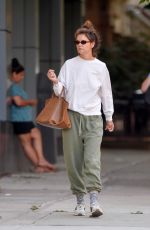 KATIE HOLMES Out for a Morning Stroll in New York 08/06/2024