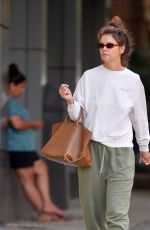 KATIE HOLMES Out for a Morning Stroll in New York 08/06/2024