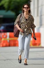 KATIE HOLMES Out in New York 08/15/2024
