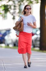 KATIE HOLMES Out in New York 08/21/2024