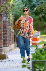 KATIE HOLMES Out in New York 08/27/2024