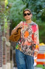 KATIE HOLMES Out in New York 08/27/2024