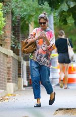 KATIE HOLMES Out in New York 08/27/2024