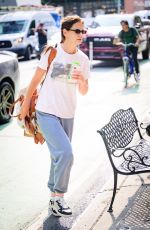 KATIE HOLMES Out Running Errands in New York 08/16/2024