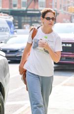 KATIE HOLMES Out Running Errands in New York 08/16/2024