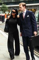 KATIE PRICE Arrives at Her Bbankruptcy Hearing at Rolls Building in London 08/27/2024