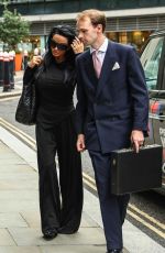 KATIE PRICE Arrives at Her Bbankruptcy Hearing at Rolls Building in London 08/27/2024