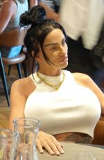 KATIE PRICE at a Pub Lunch at White Horse Pub in Norfolk 08/20/2024