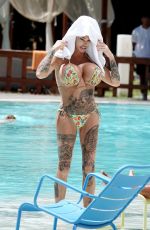 KATIE PRICE in Bikini at a Pool in Turkey 08/03/2024