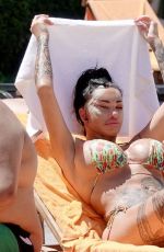 KATIE PRICE in Bikini at a Pool in Turkey 08/03/2024