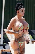 KATIE PRICE in Bikini at a Pool in Turkey 08/03/2024