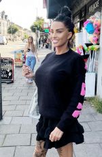 KATIE PRICE Leaves a Nail Shop After Getting Her Nails Done 08/23/2024