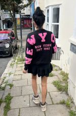 KATIE PRICE Leaves a Nail Shop After Getting Her Nails Done 08/23/2024