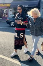 KATIE PRICE Out with Her Mum Amy Price in London 08/27/2024